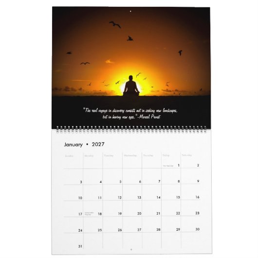 Friedlicher Kalender der Strand-2015 (Jan 2027)