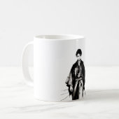 Friedlicher Kämpfer Kaffeetasse (Vorderseite Links)