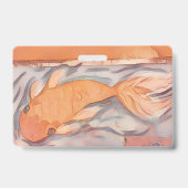 Friedlicher Koi-Abzeichenhalter Ausweis (Rückseite)