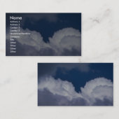 Friedlicher Kumulus Visitenkarte (Vorne/Hinten)