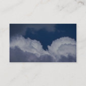 Friedlicher Kumulus Visitenkarte (Rückseite)