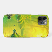 Friedlicher Kunststrom des goldenen Waldes Case-Mate iPhone Hülle (Rückseite (Horizontal))