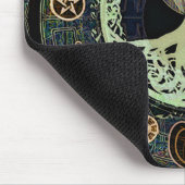 Friedlicher lebender Yin Yang Baum des Lebens Mousepad (Ecke)