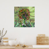 Friedlicher Lebensbaum Poster (Küche)