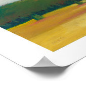 Friedlicher, moderner impressionistischer Landscha Poster (Ecke)
