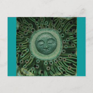 Friedlicher Mond Postkarte