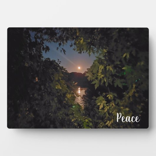 Friedlicher Monsun in blauem Himmel über Wasser Fotoplatte (Vorderseite)