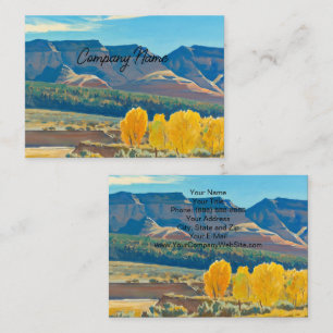 Friedlicher Morgen mit der Maynard Dixon Business  Visitenkarte