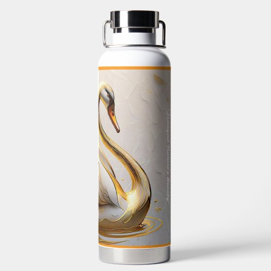 "Friedlicher Morgenruhm" Trinkflasche (Rückseite)