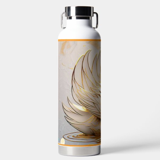 "Friedlicher Morgenruhm" Trinkflasche (Vorderseite)