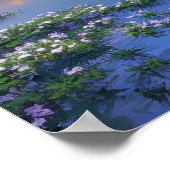 Friedlicher Nachmittag am See Poster (Ecke)