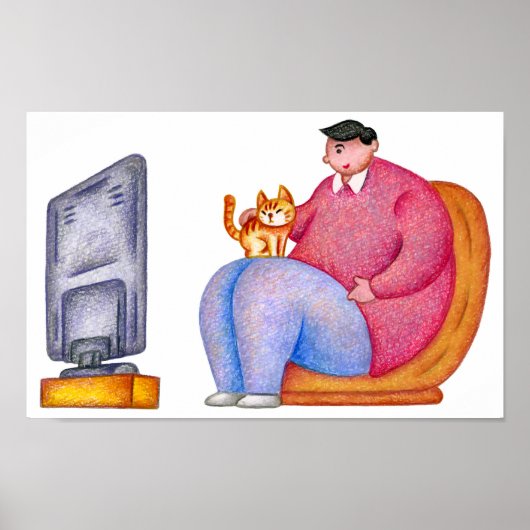 Friedlicher Nachmittag, erstklassiger Platz. Poster (Vorne)