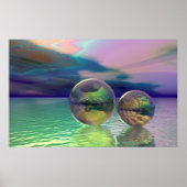 Friedlicher Ozean Poster (Vorne)