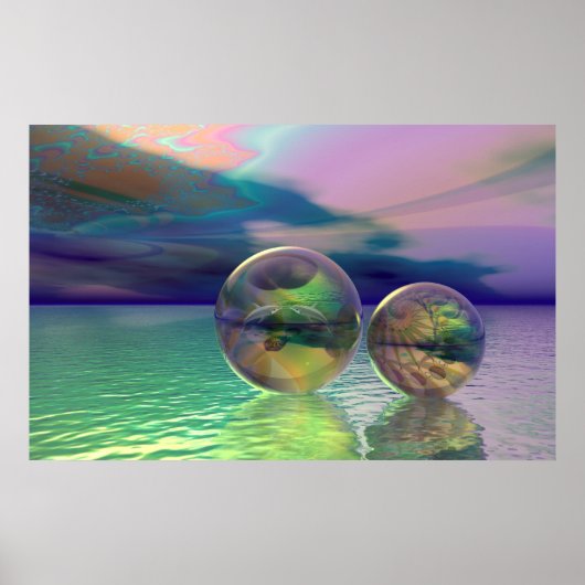 Friedlicher Ozean Poster (Vorne)