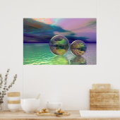 Friedlicher Ozean Poster (Küche)