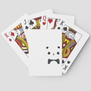 Friedlicher Panda Spielkarten