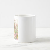 Friedlicher Pekingese-Wasserfarben-Mug Kaffeetasse (Mittel)