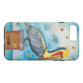 Friedlicher Pelikan Case-Mate iPhone Hülle (Rückseite (Horizontal))