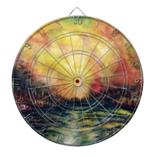 Friedlicher Pfad Dartscheibe