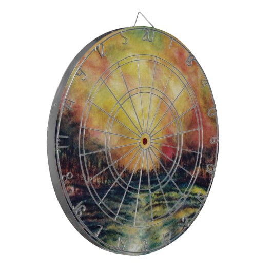 Friedlicher Pfad Dartscheibe (Vorderseite Links)