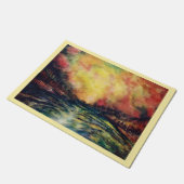 Friedlicher Pfad Fußmatte (Schrägansicht)