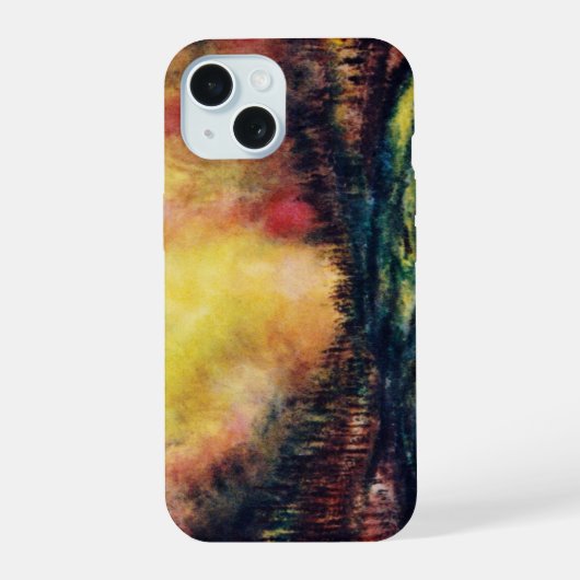 Friedlicher Pfad iPhone 15 Hülle (Rückseite)
