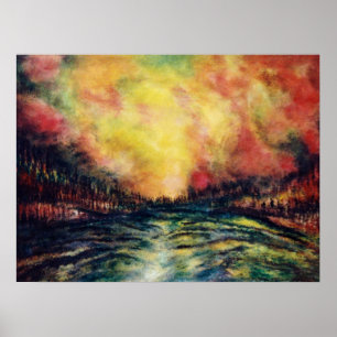 Friedlicher Pfad Poster