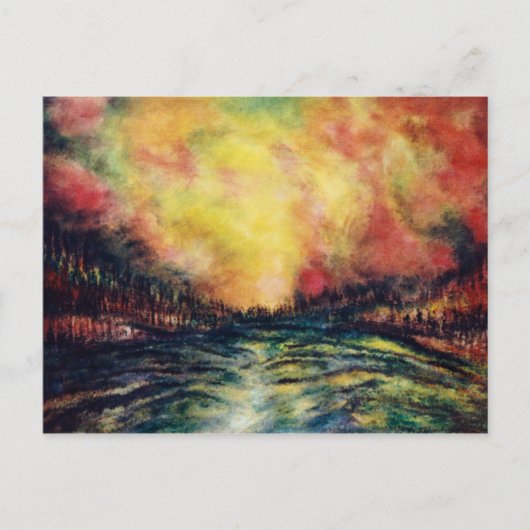 Friedlicher Pfad Postkarte (Vorderseite)