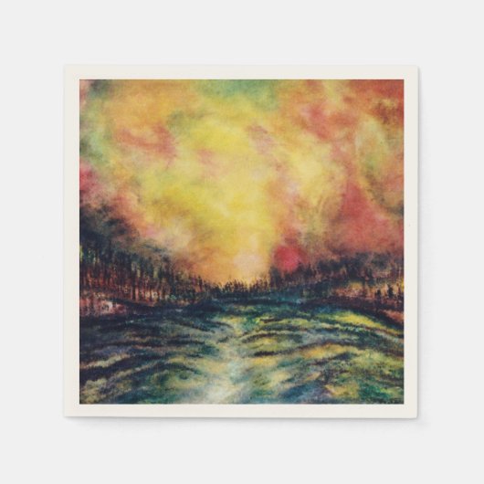 Friedlicher Pfad Serviette (Vorderseite)