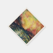 Friedlicher Pfad Serviette (Ecke)