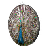 Friedlicher Pfau Dartscheibe (Vorderseite rechts)