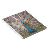 Friedlicher Pfau Notizblock (angewinkelt)