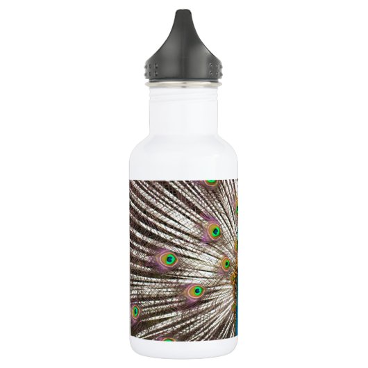 Friedlicher Pfau Trinkflasche (Links)