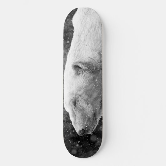 Friedlicher polarer Bär Skateboard (Vorderseite)