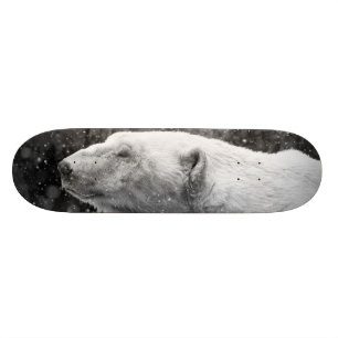Friedlicher polarer Bär Skateboard