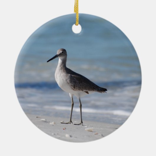 Friedlicher Regenpfeifer-Verzierung Keramik Ornament (Hinten)