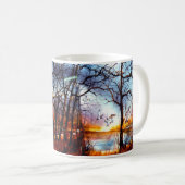 Friedlicher Rückzug Kaffeetasse (VorderseiteRechts)