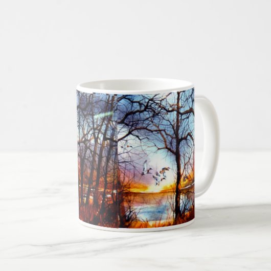 Friedlicher Rückzug Kaffeetasse (VorderseiteRechts)