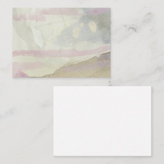 "Friedlicher Sand": Original Abstrakte Note Card Mitteilungskarte (Vorne/Hinten)