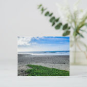 Friedlicher Sandstrand Postkarte (Stehend Vorderseite)