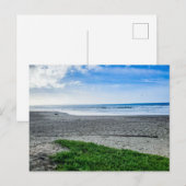 Friedlicher Sandstrand Postkarte (Vorne/Hinten)