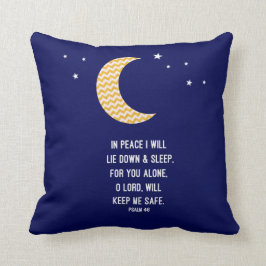Friedlicher Schlaf, Mond, Marine-Hintergrund-Vers Kissen