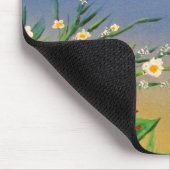 Friedlicher Schmetterling Sonnenuntergangs Himmel Mousepad (Ecke)