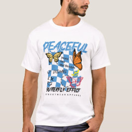 Friedlicher Schmetterlingseffekt T - Shirt - Ruhe 