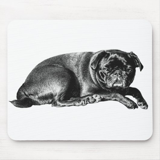 Friedlicher Schreibtisch, kreative Note Mousepad (Vorne)