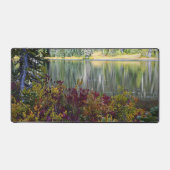 Friedlicher See Lebhafter Fall Farbe Landschaft Schreibtischunterlage (Vorderseite)