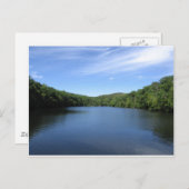 FRIEDLICHER SEE POSTKARTE (Vorne/Hinten)