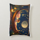 "Friedlicher Slumber: Nachts eine Erholung eines J Dekokissen (Rückseite(Vertikal))