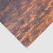 Friedlicher Sonnenuntergang in der Wolkendecke Abe Seidenpapier (Ausschnitt)