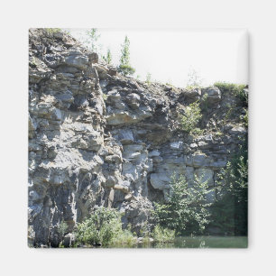 Friedlicher Steinbruch Naturfotografie Magnet